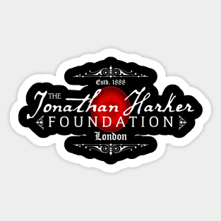 Jonathan Harker Foundation Sticker